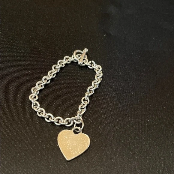 Silver Heart Charm Bracelet - Picture 6 of 9